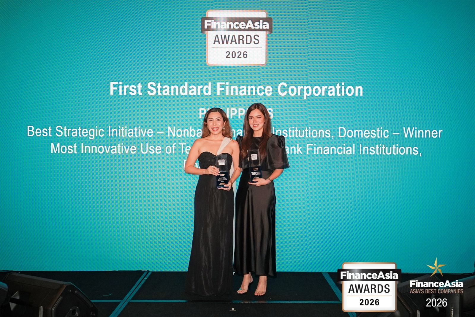First Standard Finance Corporation wins two international awards from FinanceAsia, awarded in Hong Kong, June 25, 2026